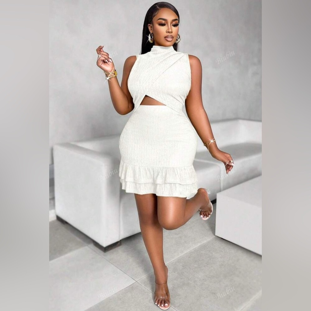 Plus Size White Dress
